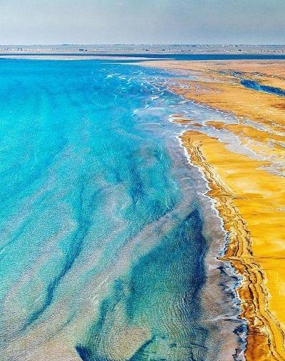 عکس هوایی دریای خزر