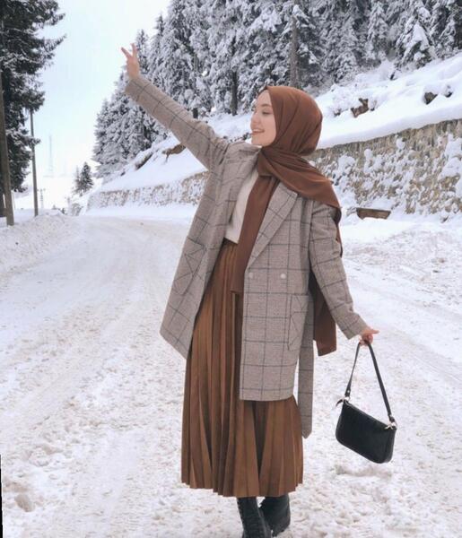 عکس با حجاب زمستانی