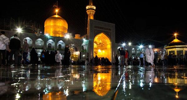 دلتنگی عکس نوشته امام رضا دلم گرفته