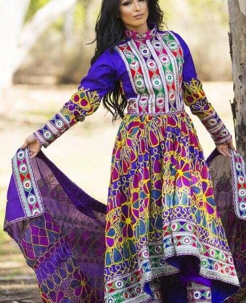 عکس لباس مجلسی دخترانه افغانستان