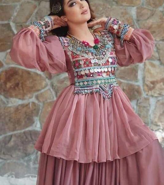 عکس لباس مجلسی دخترانه افغانستان