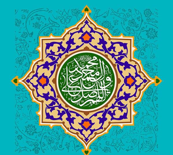 عکس نوشته صلوات پروفایل