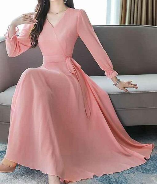 عکس لباس مجلسی ساده بلند شیک