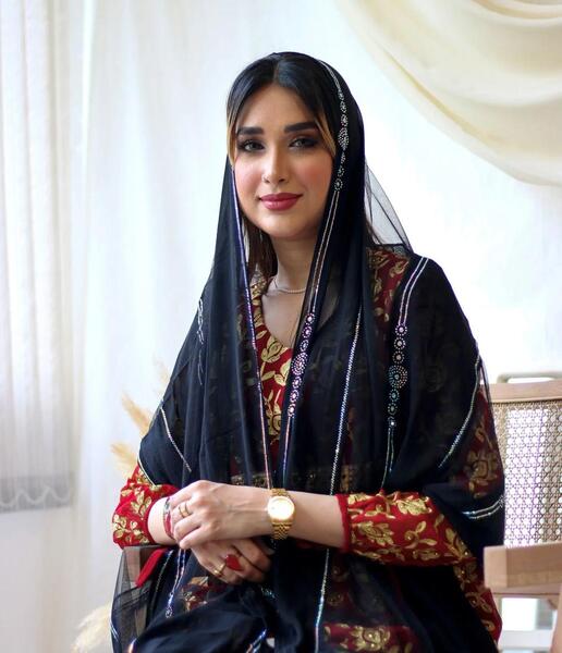 عکس شال نگینی بندری