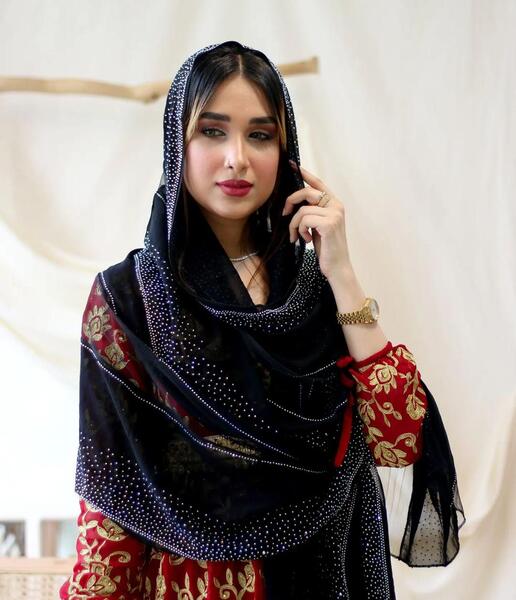 عکس شال نگینی بندری