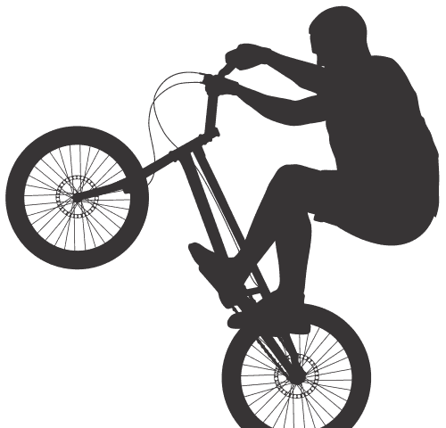 عکس دوچرخه حرفه ای bmx
