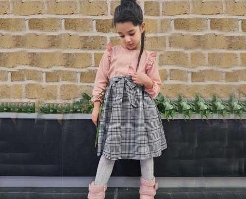عکس شومیز و دامن بچه گانه