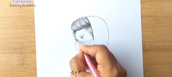 عکس نقاشی ساده و زیبا پسر