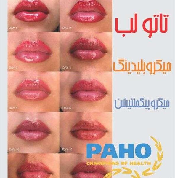 نی نی سایت عکس تاتو لب