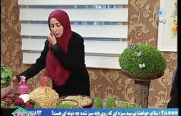 عکس سبزه عید با تخم شربتی