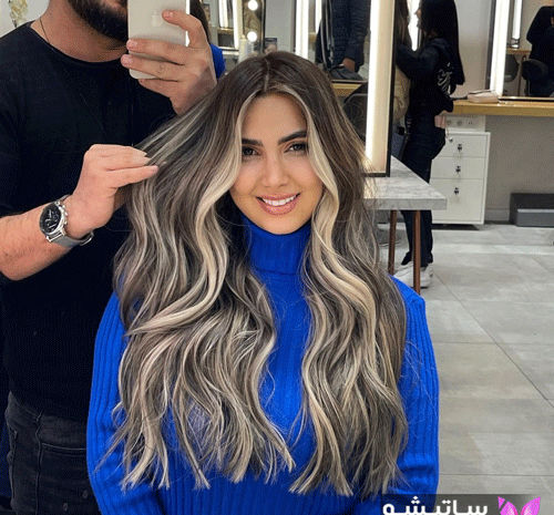عکس رنگ مو لاکچری