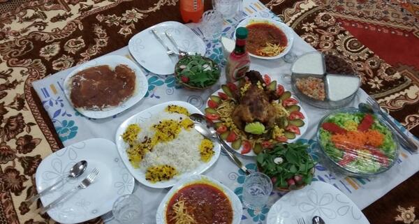 عکس سفره کتلت