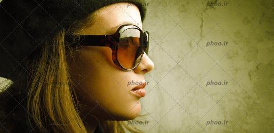 عکس دختر طبیعی نیمرخ