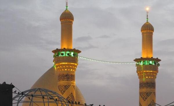 عکس حرم امام حسین کبوتر