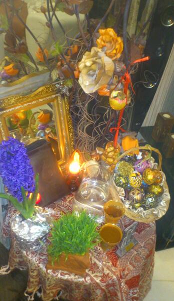 عکس نوشته اولین سین هفت سین سایه آقامونه