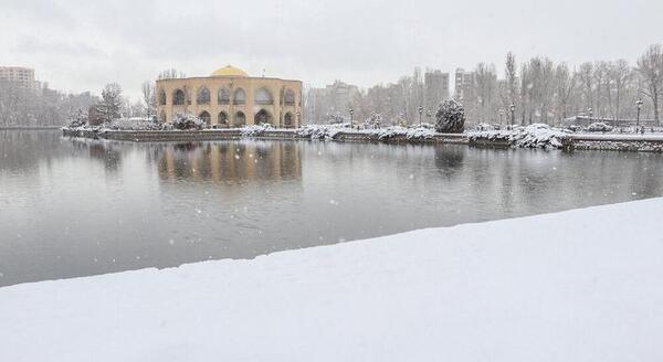 عکس زمستان تبریز