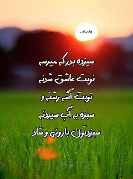 عکس پیام تبریک روز طبیعت عاشقانه
