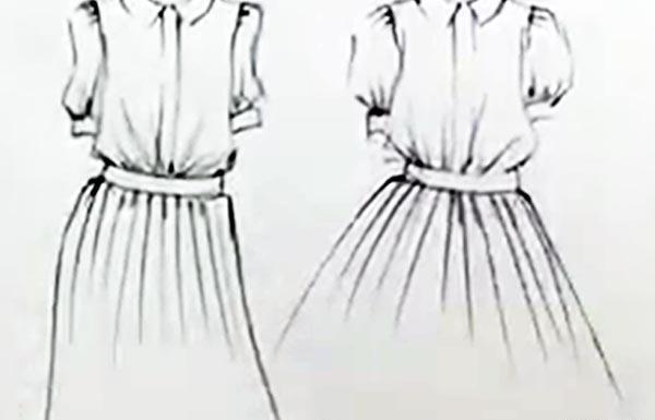 عکس طراحی ساده لباس