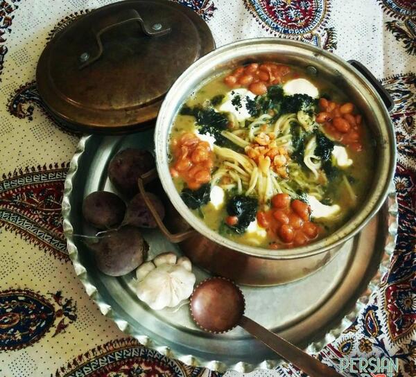 عکس آش رشته برای افطار