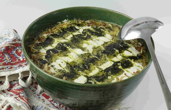 عکس آش رشته برای افطار