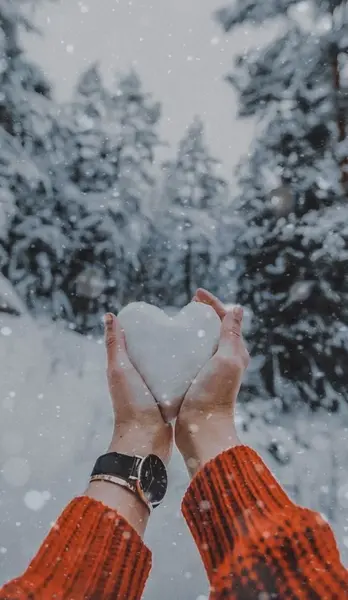 عکس پروفایل شیک برفی