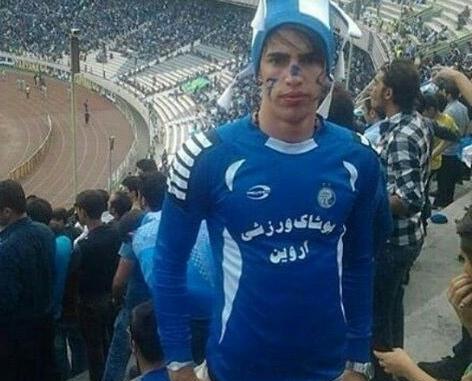 عکس ارش رضاوند با لباس استقلال