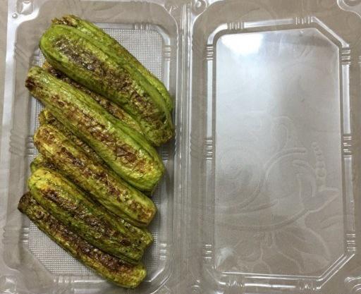 عکس کدو سبز سرخ شده
