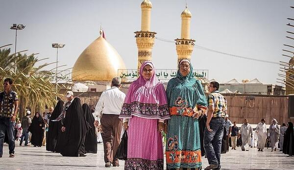 عکس یادگاری بین الحرمین