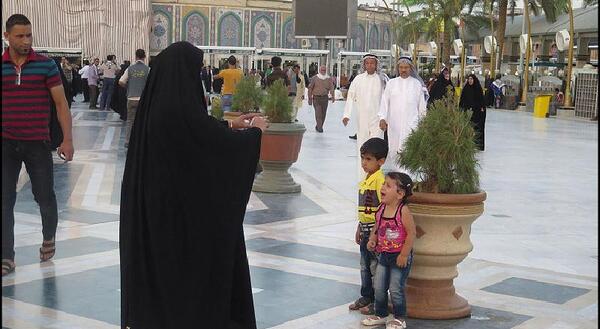 عکس یادگاری بین الحرمین