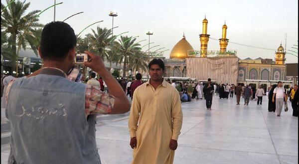 عکس یادگاری بین الحرمین