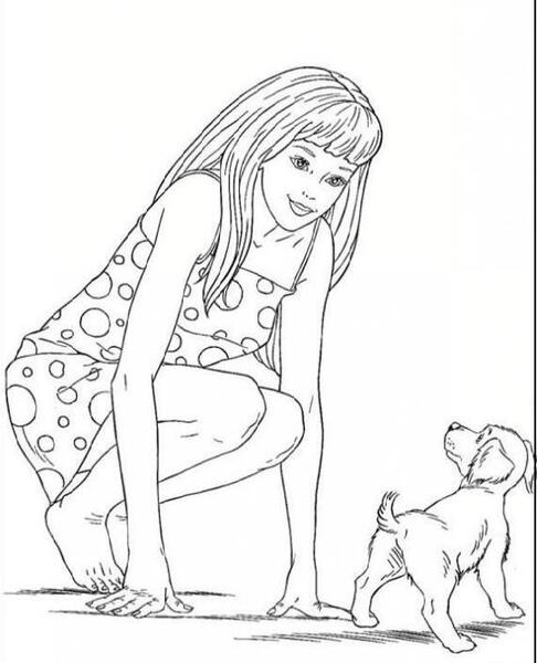 عکس باربی نقاشی