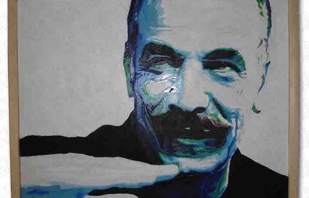عکس چهره نقاشی شده