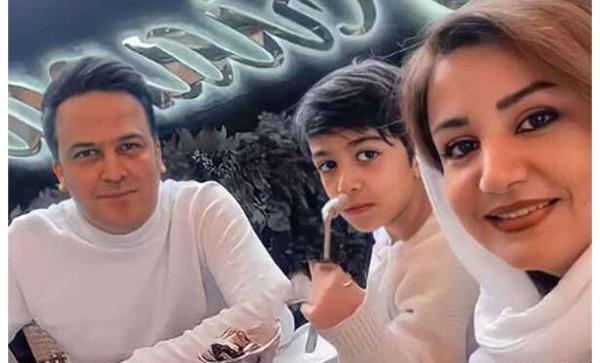 عکس ارش خواننده و بچه اش