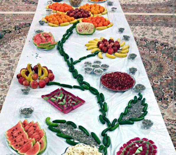 عکس ایده برای لبو شب یلدا