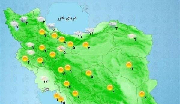 عکس سامانه بارش