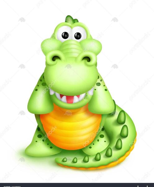 عکس تمساح سبز