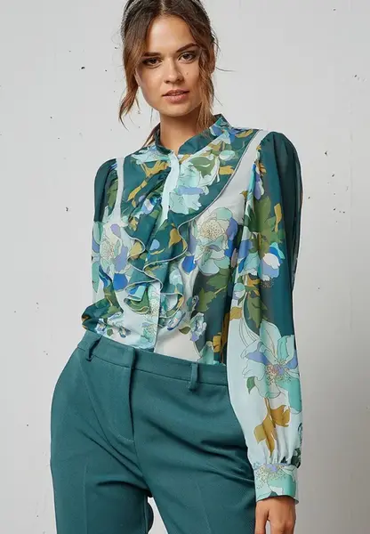 عکس شومیز گلدار زنانه