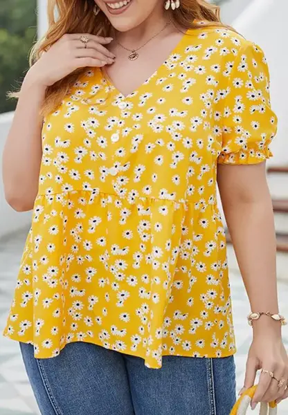 عکس شومیز گلدار زنانه