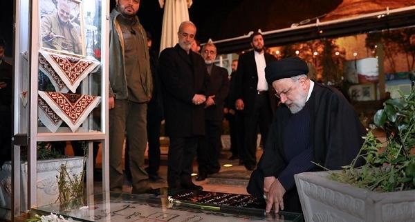 عکس رئیسی با حاج قاسم