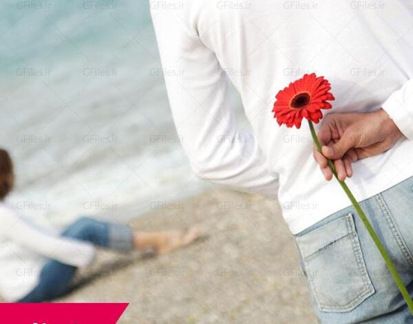 عکس رمانتیک زن