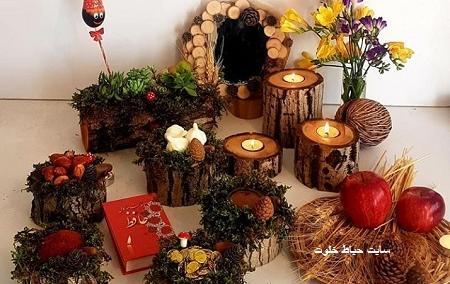 عکس ایده برای ساخت وسایل سفره هفت سین