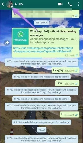 عکس ساعت روی پروفایل واتساپ