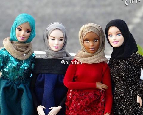عکس لباس باربی با پارچه