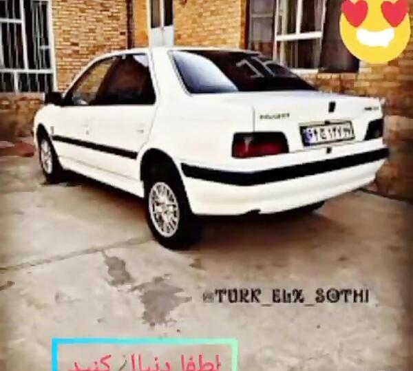 عکس پژو پارس شوتی با رینگ خرچنگی