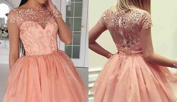 عکس لباس مجلسی دخترانه گلبهی