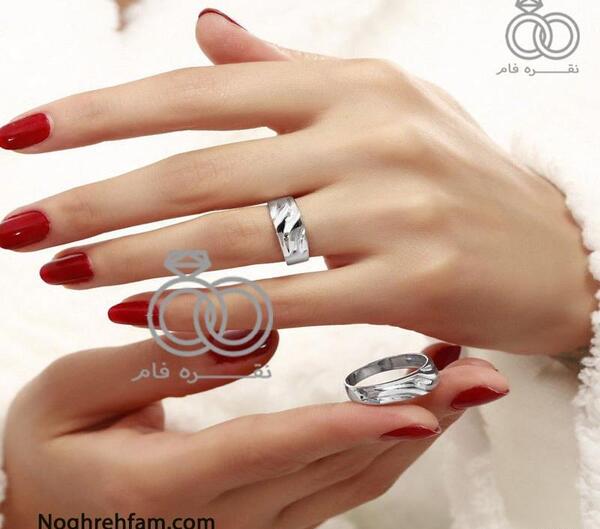 عکس حلقه ازدواج اثر انگشت