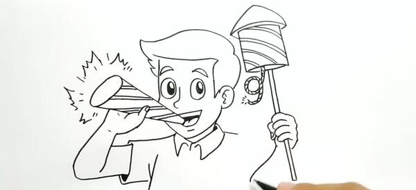 عکس جغد سیاه قلم