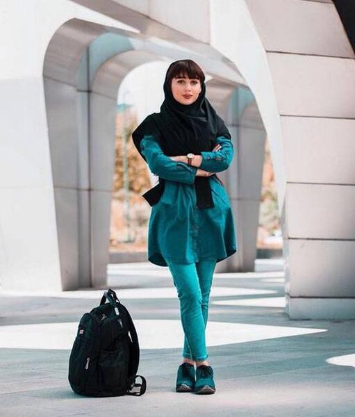 عکس ست مانتو شلوار اسپرت دخترانه ایرانی