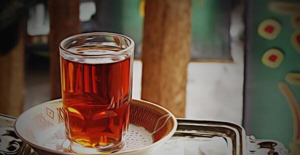 عکس دونفره چای خوردن