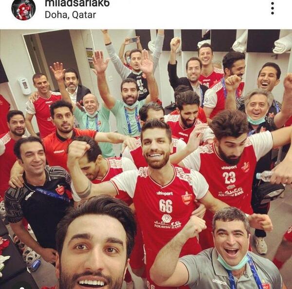 عکسی از تیم پرسپولیس